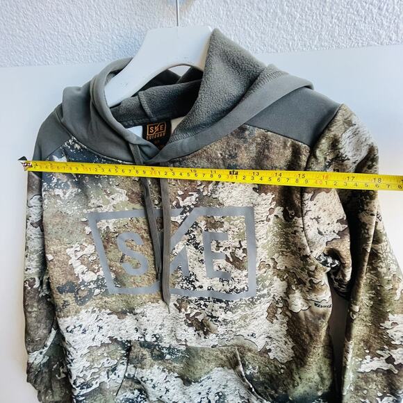 Strata Hoodie Camouflage Medium Pullover Excellent - Picture 9 of 9